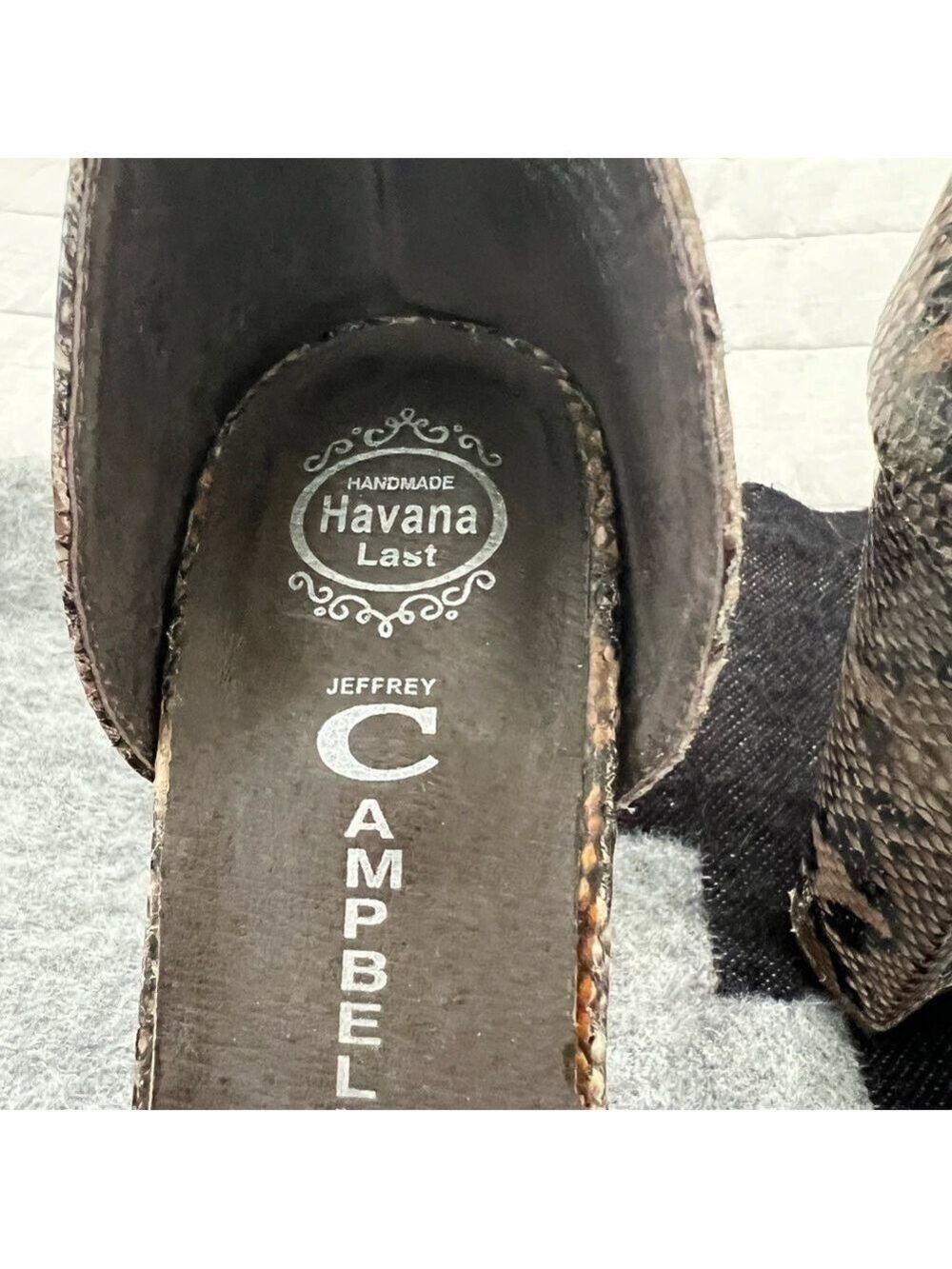 Campbell Handmade Havana Last Platforms - Picture 9 of 9